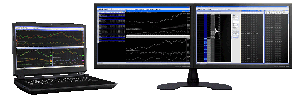 3 monitor trading computer setup